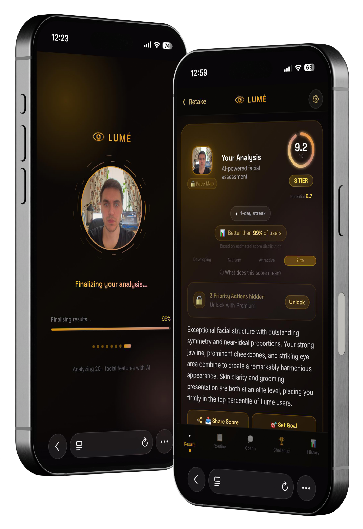Lumé app